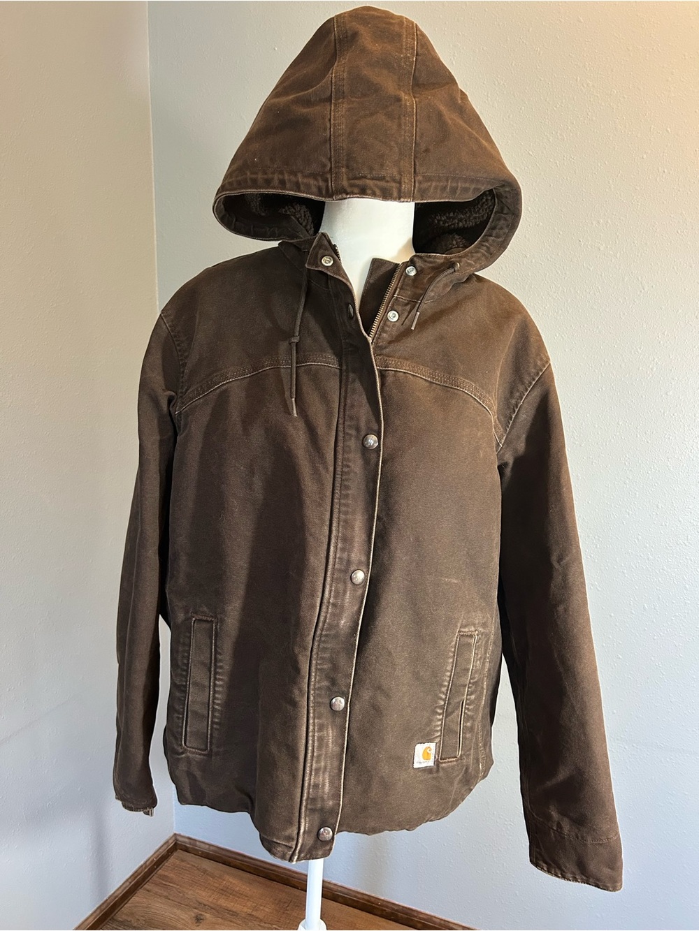 Carhartt Women's Dark Brown Sandstone Berkley Jacket Size XL